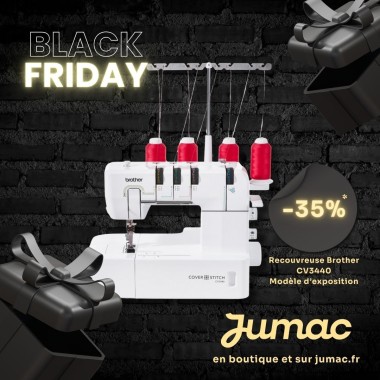 Recouvreuse Brother CV3440 prix Black Friday