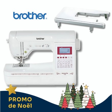 Machine à Coudre Brother Innov-is F400 + table d'extension offerte
