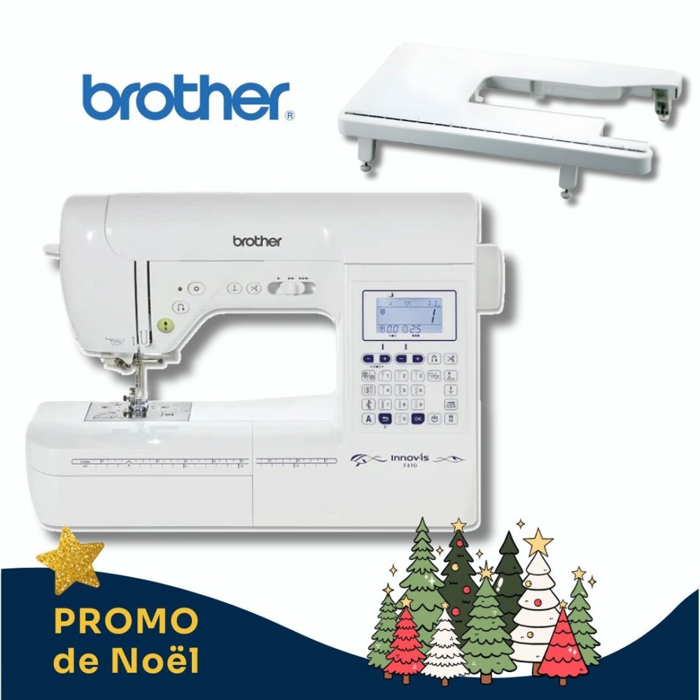Machine à Coudre Brother Innov-is F410 + table d'extension offerte