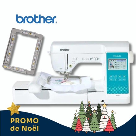 Machine à Coudre et à Broder Brother Innov-is F580 + cadre magnétique offert